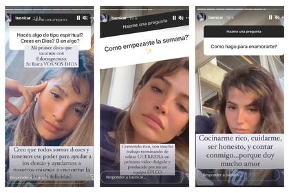La cantante contestó otras preguntas de sus seguidores
