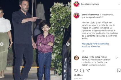La cantante le habría presentado a Ben a los hijos que tuvo con Marc Anthony