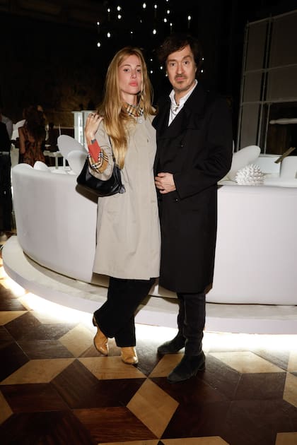 La cantante María Campos y el artista plástico Diego Alexandre