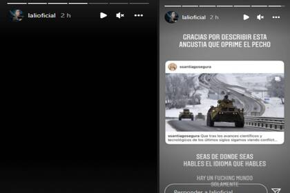 La cantante realizó su duro descargo (Fuente Instagram)