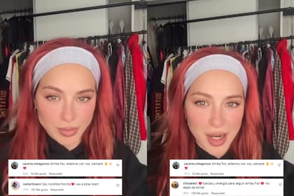 La cantante recibió mensajes de apoyo de sus seguidores (Foto: Instagram @florvigna)