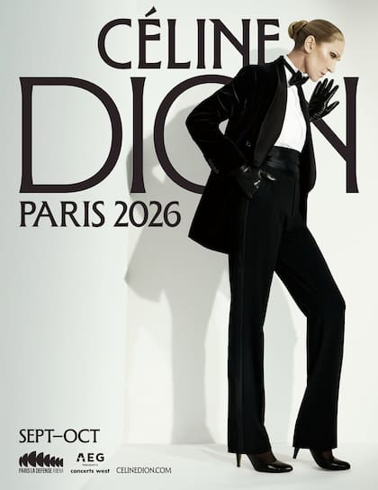 La cantante se presentará en la Arena de La Défense de París el 12, 16, 19, 23, 26 y 30 de septiembre y el 3, 7, 10 y 14 de octubre (Foto: Instagram @celinedion)