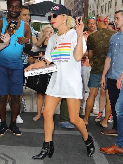 La cantante se presentó en la Marcha del Orgullo Gay este fin de semana