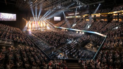 La capacidad prevista es para 12.000 espectadores.