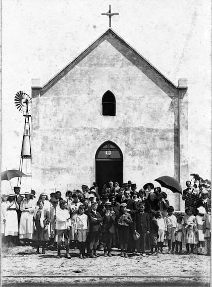 La capilla de San Pedro en Villa Garibaldi.