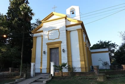 La capilla de Villa Garibaldi en la actualidad.