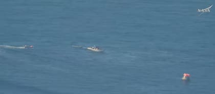 La cápsula en el momento previo de ser asistida