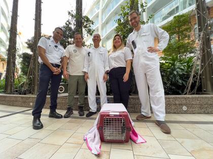 La captura la realizaron miembros de la tripulación y un biólogo experto