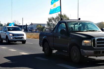 La caravana en Exaltación de la Cruz