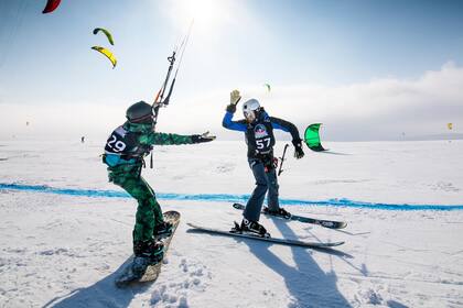 La carrera de snow kite más grande del mundo, se realizó este mes, en Hardangervidda, Noruega