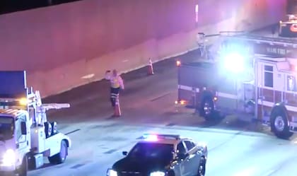 La carretera I-95 de Miami estuvo cerrada por varias horas