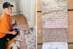 Descubren en su casa una carta escrita hace 100 años que revela un secreto