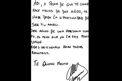 La carta de Mascherano