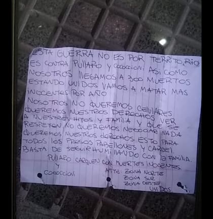 La carta de los atacantes al playero con amenazas para Pullaro y su ministro de Seguridad.