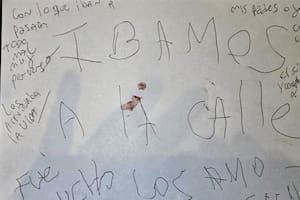 La carta hallada en la casa de la familia Seltzer Leguizamón