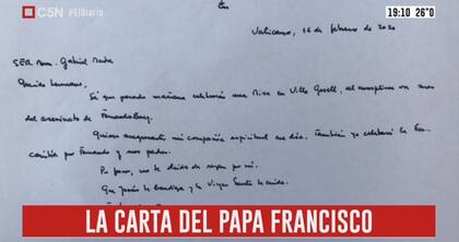 La carta que el papa Francisco le envió al obispo de Mar del Plata
