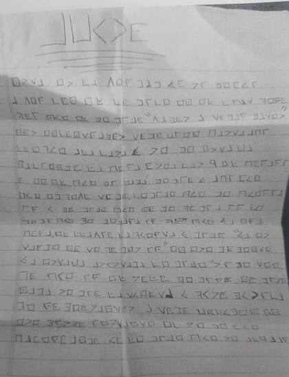 La carta que escribió la víctima y que pidió a la Policía de la Ciudad que no le contaran a su madre