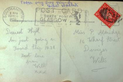 La carta que le envió Bill Walker a su enamorada