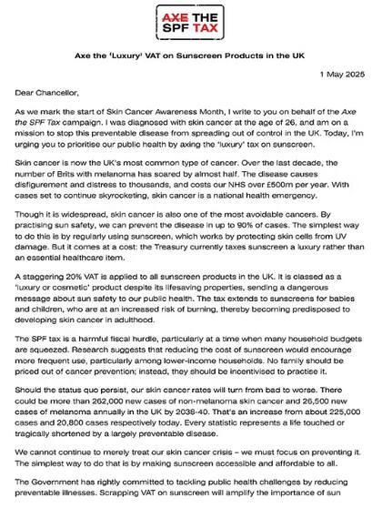 La carta que presento Jessica ante las autoridades (Foto: Gentileza Daily Mail)