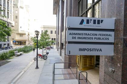 La cartel de la istración Federal de Ingresos Públicos (AFIP)