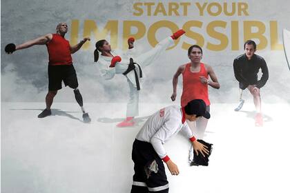 La cartelería hace presentes a los Juegos en las calles de Lima.