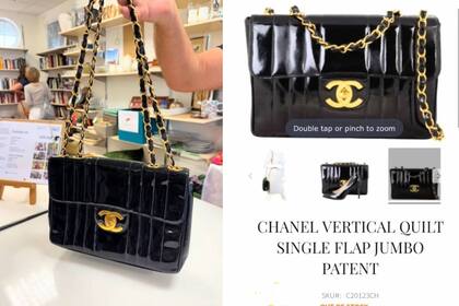 La cartera que compró y la original
