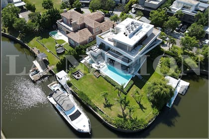 La casa allanada de Javier Faroni en el barrio El Yacht de Nordelta