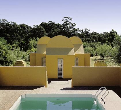 La Casa amarilla (1979-81) que diseñó en Punta Indio para Eduardo Szwarcer