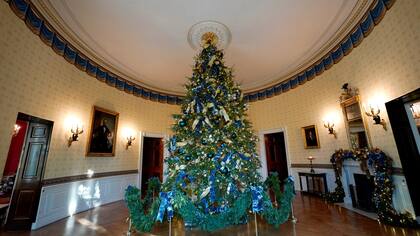 El Blue Room tiene un enorme árbol en el centro