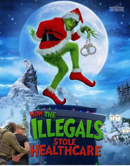 La Casa Blanca presenta pósters modificados de filmes navideños