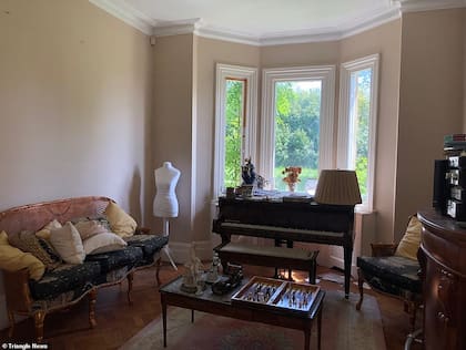 La casa conserva sus lujosos muebles y detalles a pesar del tiempo