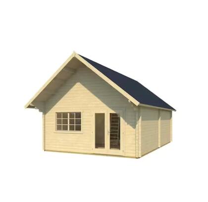 La casa cuenta con dos niveles: un espacio habitable principal y un altillo (Home Depot)