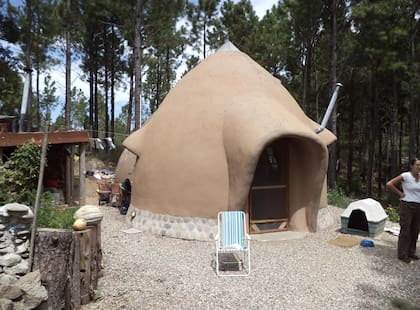 La casa de barro en el Valle de Calamuchita, Córdoba