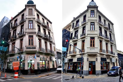 La Casa de Catalunya y la Biblioteca Pompeu Fabra también formaron parte del plan para poner en valor las fachadas, en este caso, de dos edificios diferentes, pero contiguos, ubicados en la calle Chacabuco 863