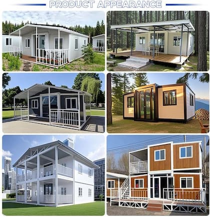 La casa de estilo rústico se puede configurar de diversas maneras (Amazon)