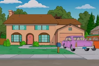 Así es la casa de Los Simpson en la vida real