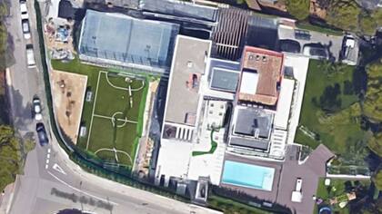 La casa de Messi, desde Google Maps