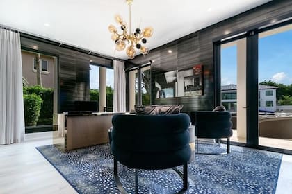 La casa de Messi en Miami tiene un espacio de trabajo u oficina ejecutiva