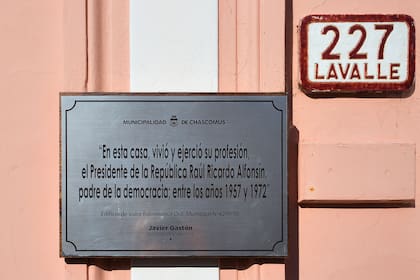 La casa de Raúl Alfonsín en Chascomús