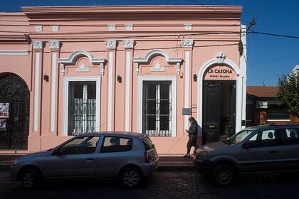 El frente de la casa, en la calle Lavalle de Chascomús