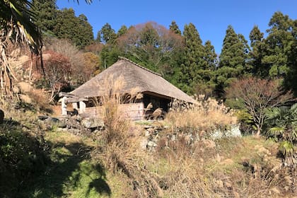 La casa del Sr. Kerr, llamada Chiiori, o "Casa de la flauta", tiene unos 300 años. (Courtesy of Alex Kerr via The New York Times) 