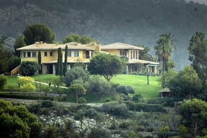 La casa donde estaría instalado Michael Schumacher junto con su familia, en Mallorca, España.