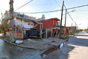 La casa donde ocurrió el crimen