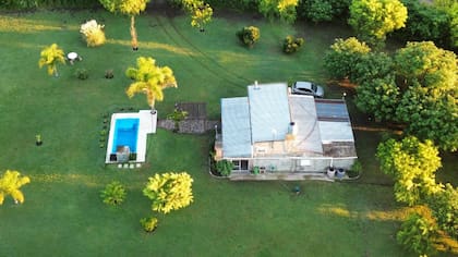 La casa donde se encontraba el ex pumita, que se hacía llamar Rafa Lewis.