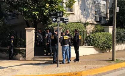 La casa donde trabajaba Aquino, y en la que asesinaron a Del Rio y Alonso