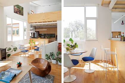 La casa en pleno barrio de Saavedra fue diseñada por la dueña de casa como fruto de la unión estética y sustentable de los clásicos PH