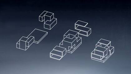 La casa es como un tetris. Foto: ESTUDIO OBA