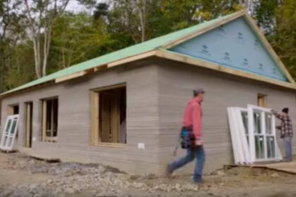 La casa es una creación de la organización benéfica "Habitat for Humanity" en asociación con la empresa de impresión "3D Alquist"