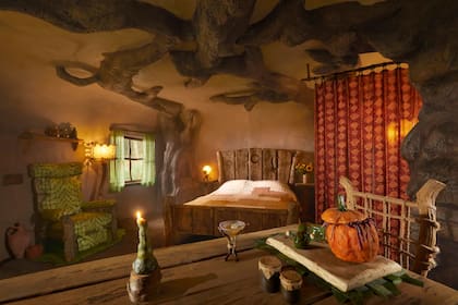 La casa está ambientada como en el film (Foto Airbnb)