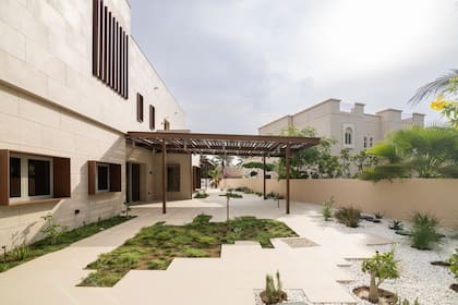 La casa está ubicada en Arabia Saudita, en el campus de la King Abdullah University of Science and Technology
